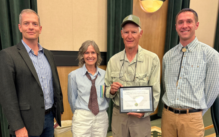 Gallatin County Landowner Honored for Outstanding Contribution to Noxious Weed Management 